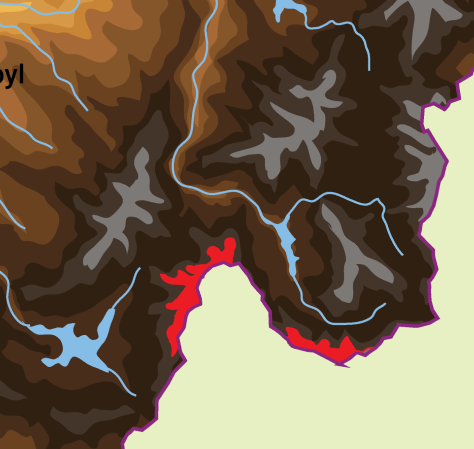 Carte des populations