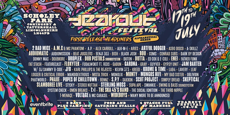 Tearout Fest Festival Line Up News Skiddle
