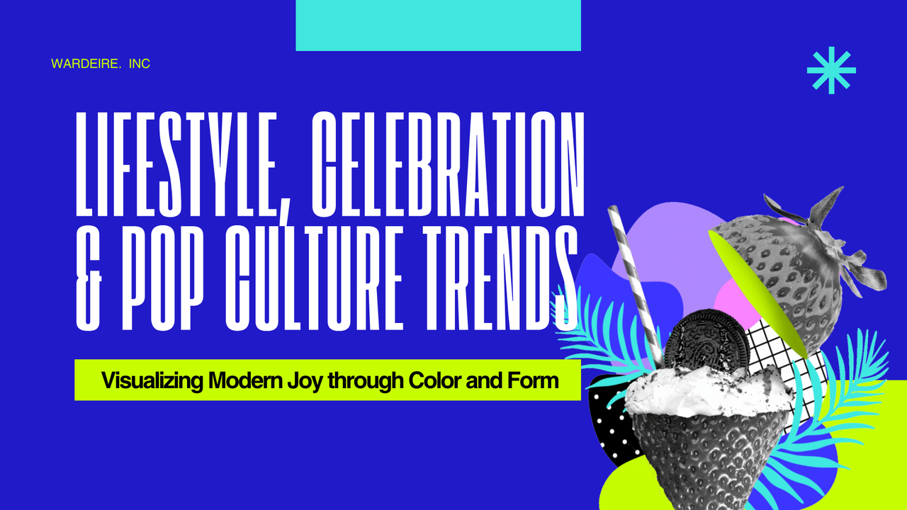 Blue Animated Collage Pop Art Creative Presentation