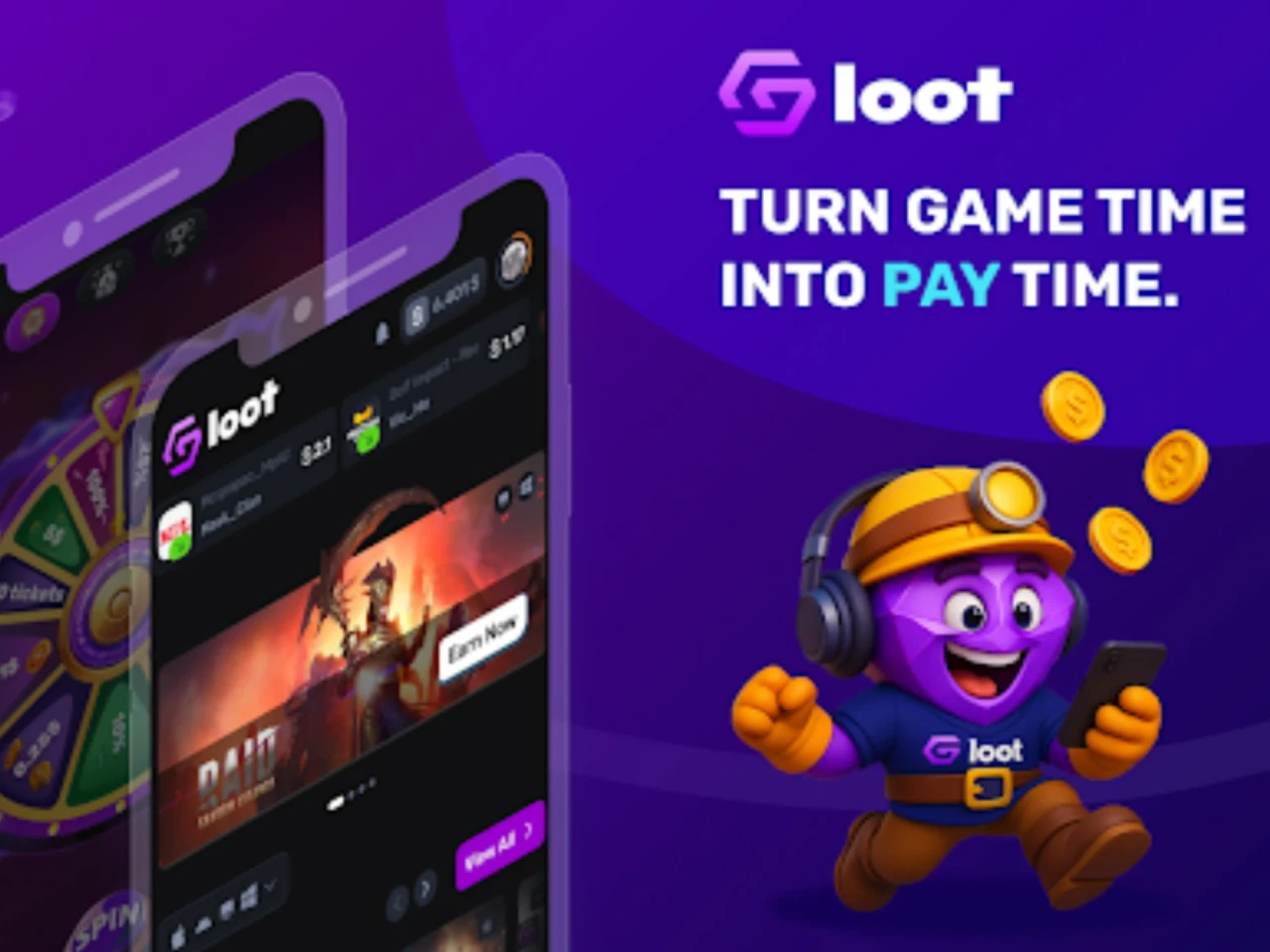 Gemsloot – O‘yin o‘ynab pul ishlash Android va iOS