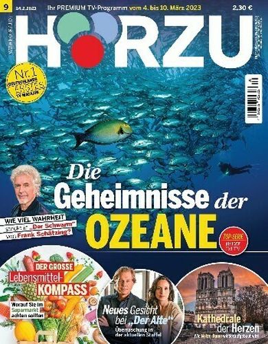 Cover: Hörzu Fernsehzeitschrift No 09 vom 24  Februar 2023