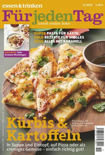 Cover: Essen und Trinken f&uuml;r jeden Tag Magazin No 11 2023