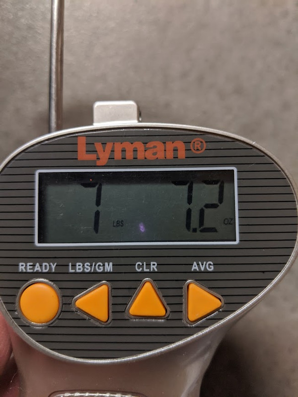 10 shot oem cocking force average
