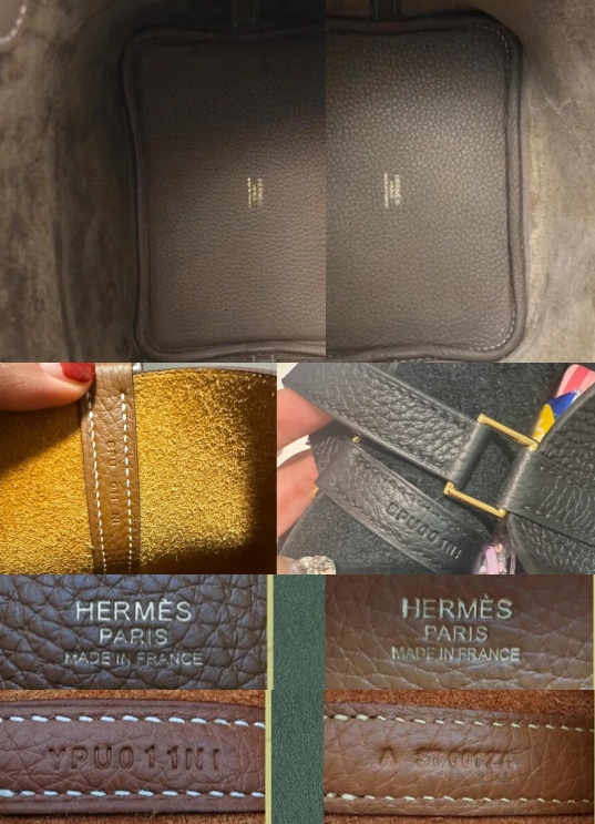 エルメス ピコタンMM トリヨンクレマンス エトゥープ ゴールド