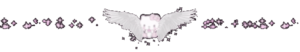 pink glitter surrounding hello kitty with gently flapping angel wings