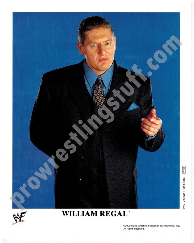 William Regal P-668 WWE 8x10 promo photo