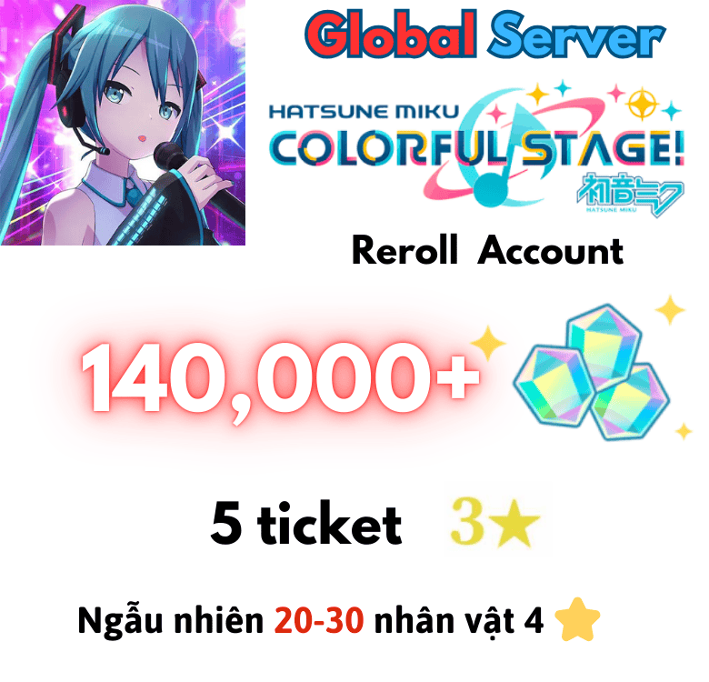 [Global] Project Sekai Global Reroll Account