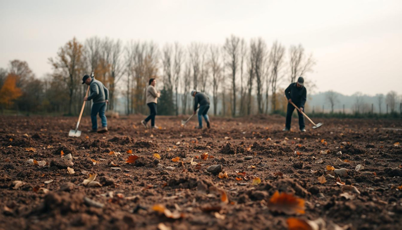 Почему расчистку и выравнивание участка под строительство лучше делать осенью, а не весной
