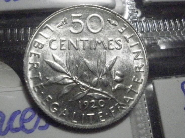 50 céntimos 1920. Francia 20181229-203745