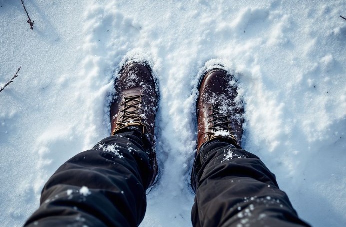 Скрип снега под ногами