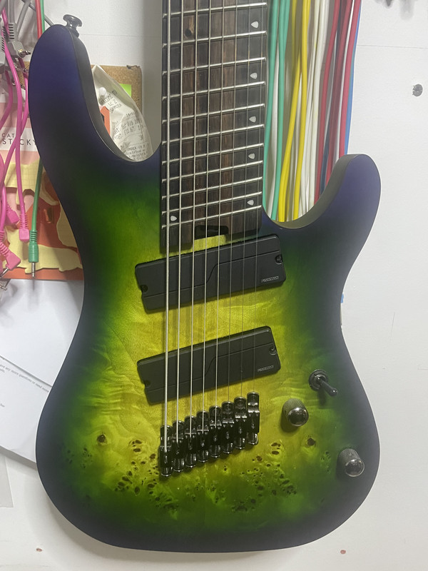 SOLD: Cort KX508MSII aka Multiscale 8 String with Fishman Fluence SOLD ...