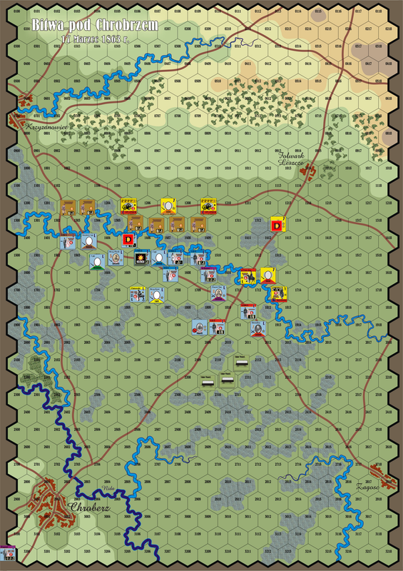 Powstanie Styczniowe 1863Map