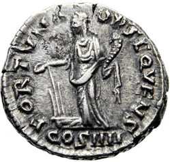 Glosario de monedas romanas. FORTUNA. 14