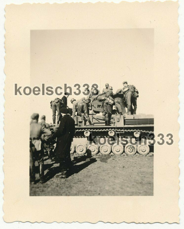 Foto Panzer Kampfwagen der Wehrmacht auf dem Truppenübungsplatz in Putlos 1939d