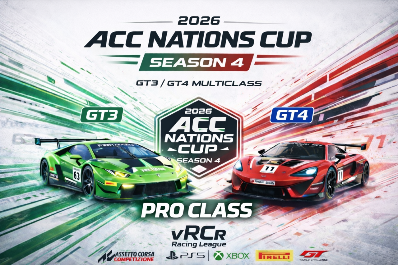 2026 ACC Nations Cup | Season 4 | GT3/GT4 multiclass