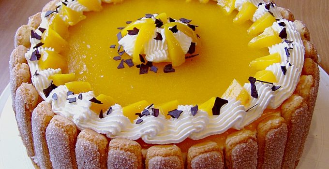 Pfirsich – Joghurt – Torte Pfirsich – Joghurt – Torte