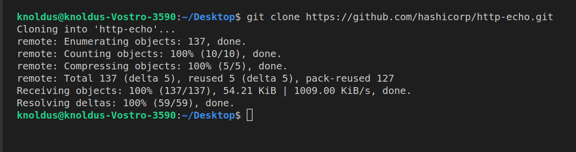 job in HashiCrop nomad