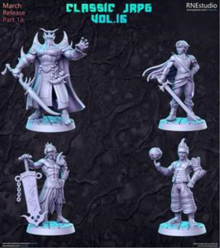 RNE Studio – Classic JRPG Vol.15 – 3D Print Model RNE Studio – Classic JRPG Vol.15 – 3D Print Model