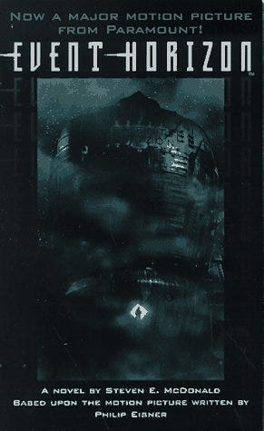 Stephen E McDonald Event Horizon Novelization