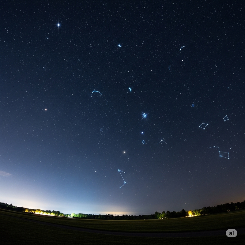 5 Stars Night Sky Clarity - Moderate Light Pollution
