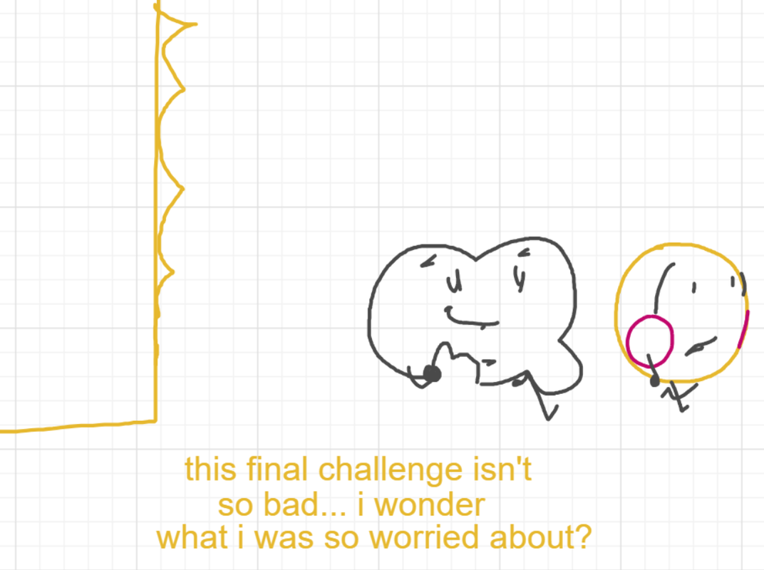 A panel from The Prime Number Few, episode eight of the Board Boards object show by Furretwalk/WalkingFurret.