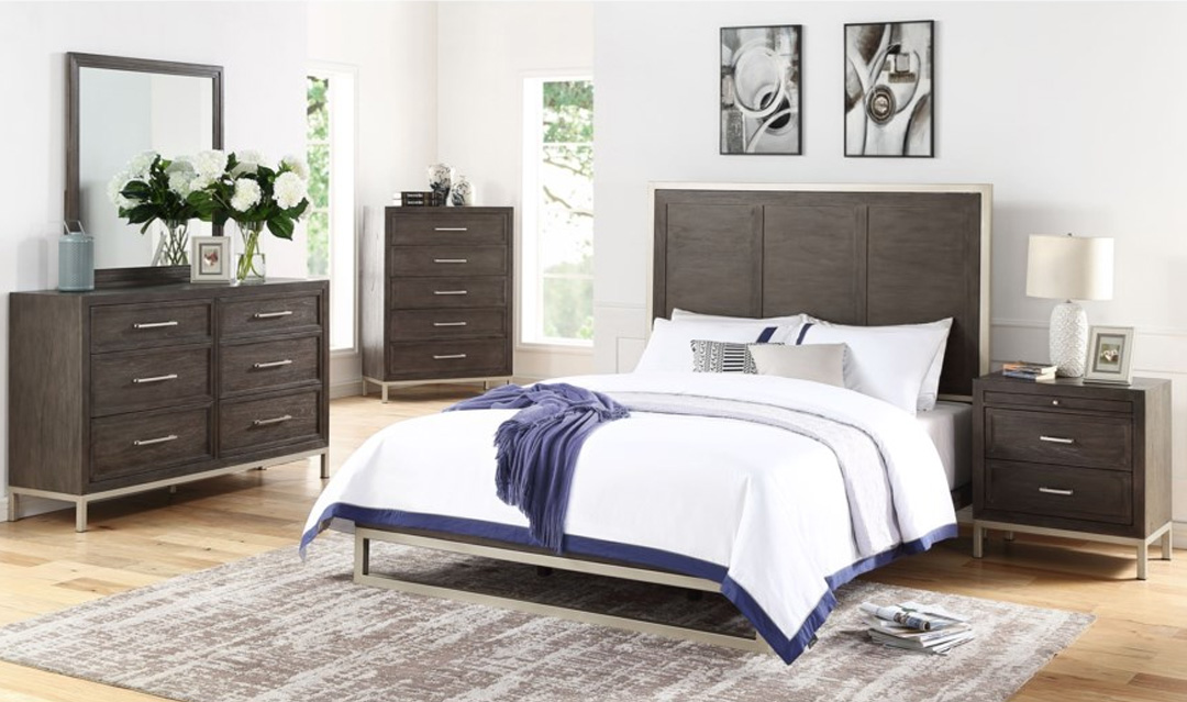 Available at malindafurniture.com Broomfield King Bed Full Set