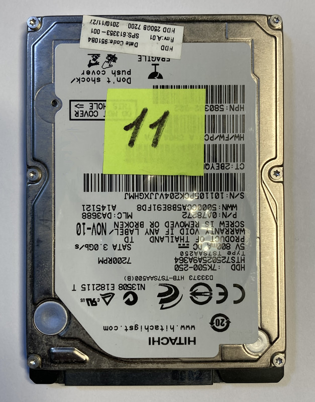 Hitachi-250Gb-Numero 11