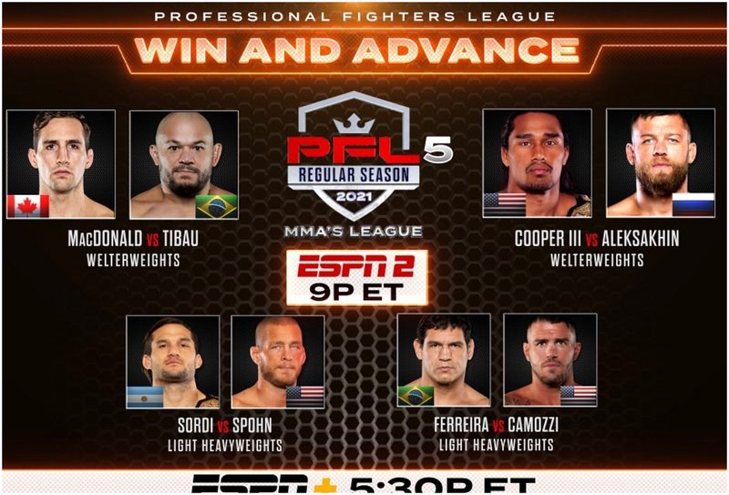 Рори Макдоналд и Глейсон Тибау оглавиха PFL 5