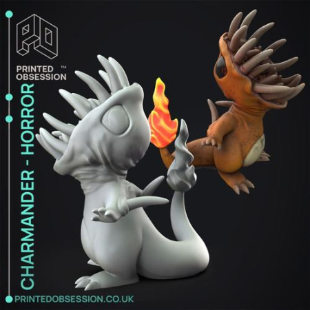 Charmander horror – 3D Print Model
