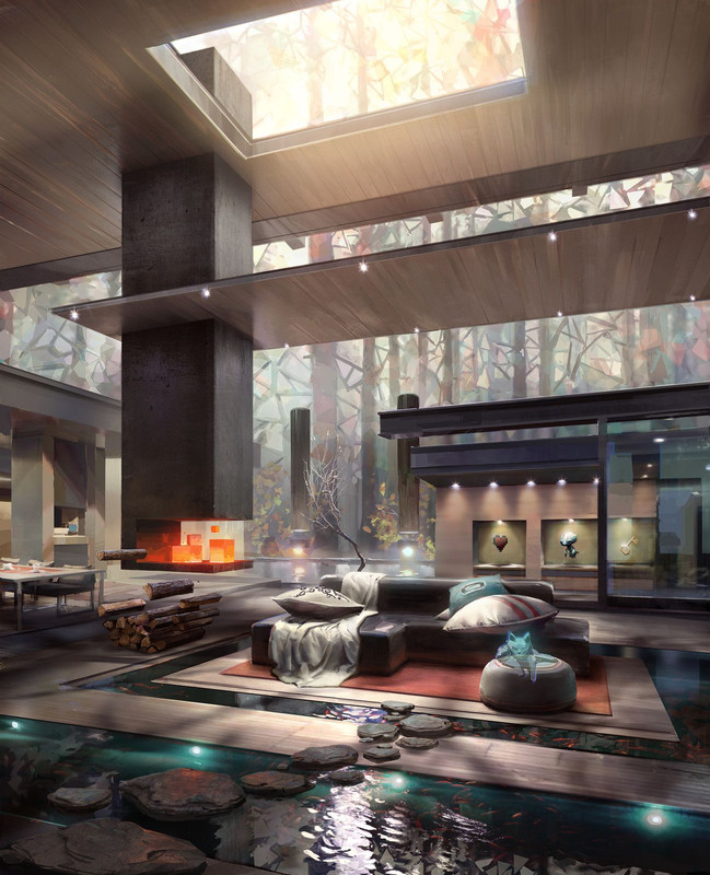 Basement (Oculus VR home, John Wallin Liberto)