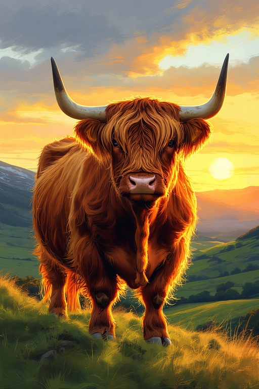 majestic-Highland-cow-stands-o-2