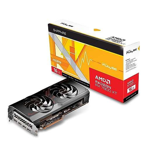 Amazon: Sapphire 11330-02-20G Pulse AMD Radeon RX 7800 XT Tarjeta gráfica para Juegos con GDDR6 de 16 GB, AMD RDNA 3
