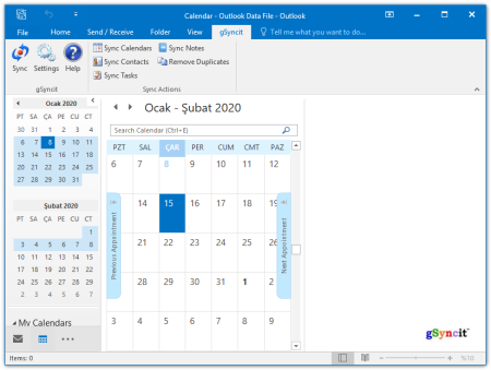 gSyncit for Microsoft Outlook 5.4.76.0