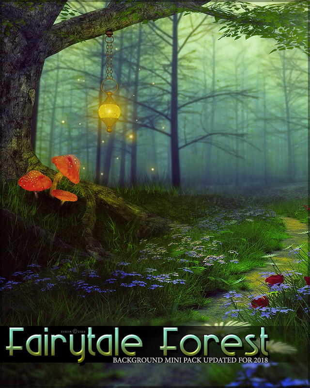 Fairytale Forest Background Mini Pack (Repost)