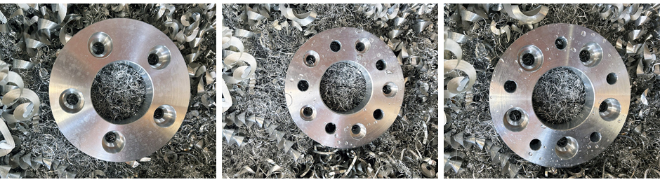 Pezzi già forati - Already drilled pieces