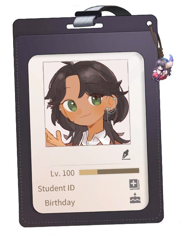 lbc id badge with an illustration of my lbc sona