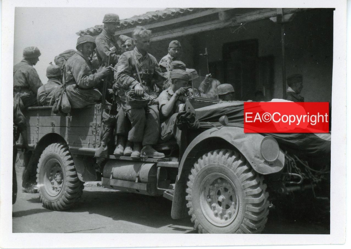 FJ Fallschirmjäger Paratroopers Kreta beute PKW 