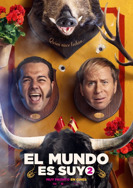 TÉASER PÓSTER DE “EL MUNDO ES SUYO 2” PROTAGONIZADO POR ALFONSO SÁNCHEZ Y ALBERTO LÓPEZ