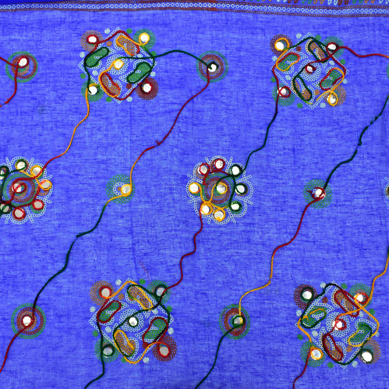 thumbnail 98  - Women&#039;s Cotton Dupatta Wrap Stole Mirror Work Embroidery Ethinic Scarves Chunni