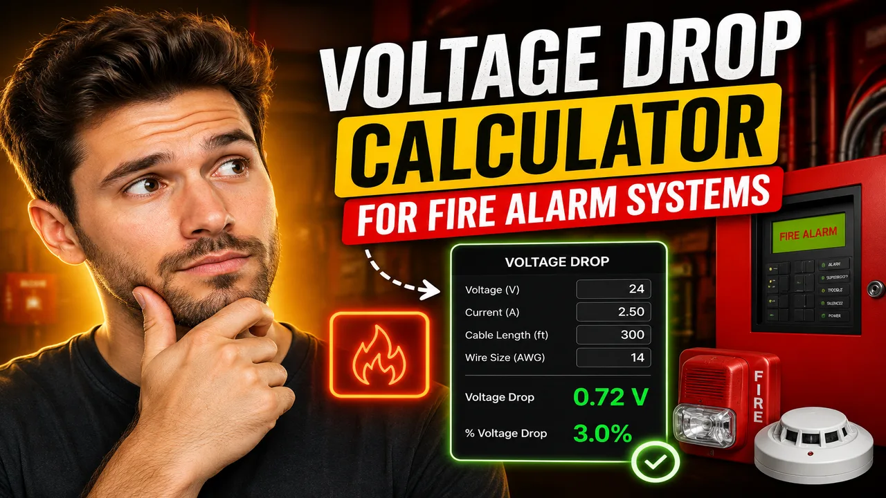 Voltage Drop Calculator For Fire Alarm Systems