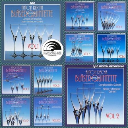 Albert Schweitzer Quintett - Reicha: Complete Wind Quintets, Vol. 1-10 (1986-1989)