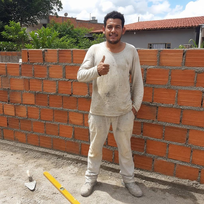 Resultado do aluno Diego - Parede de área de serviço