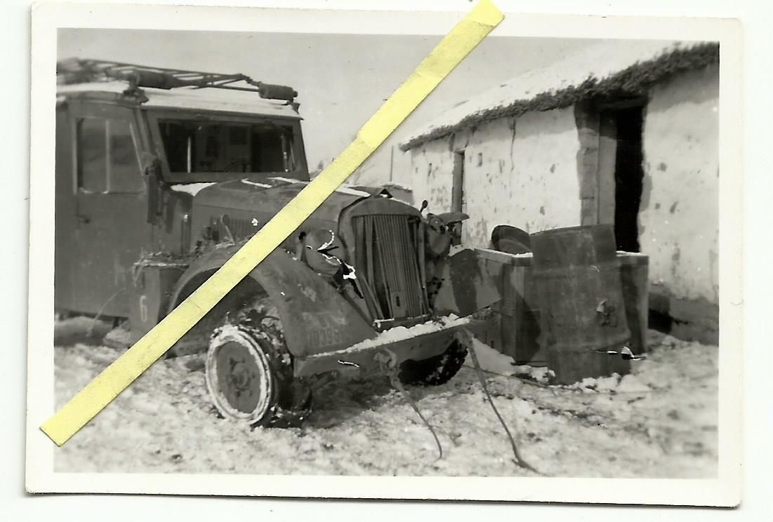 Wehrmacht 2WK zerschoss.Funk LKW KFZ m.Div.Abzei