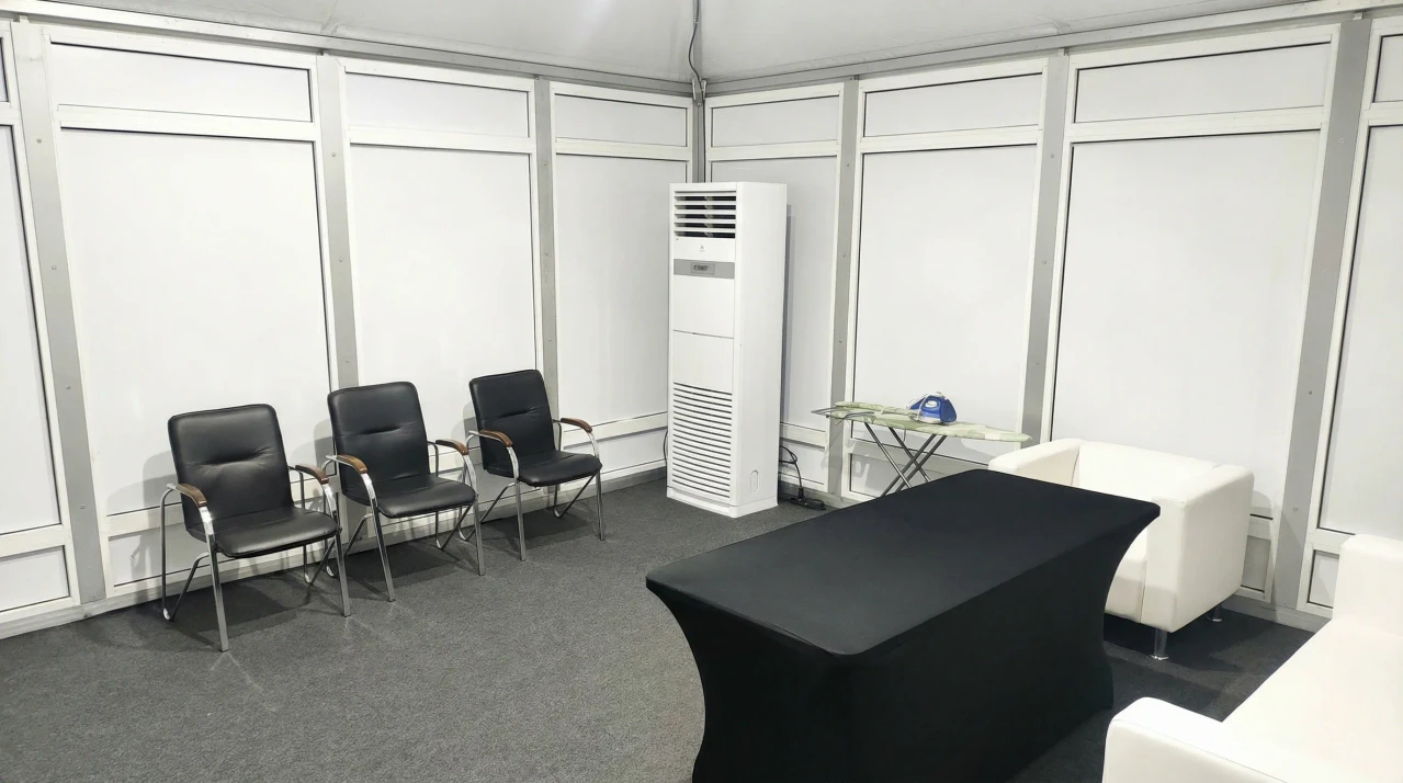 Аренда шатров и оборудования для гримерных