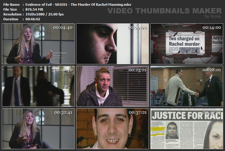 Evidence of Evil - S01E01 - The Murder Of Rachel Manning.mkv