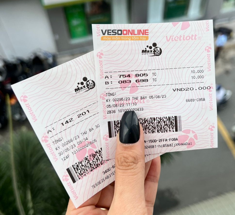 Vé số Max 3D Pro