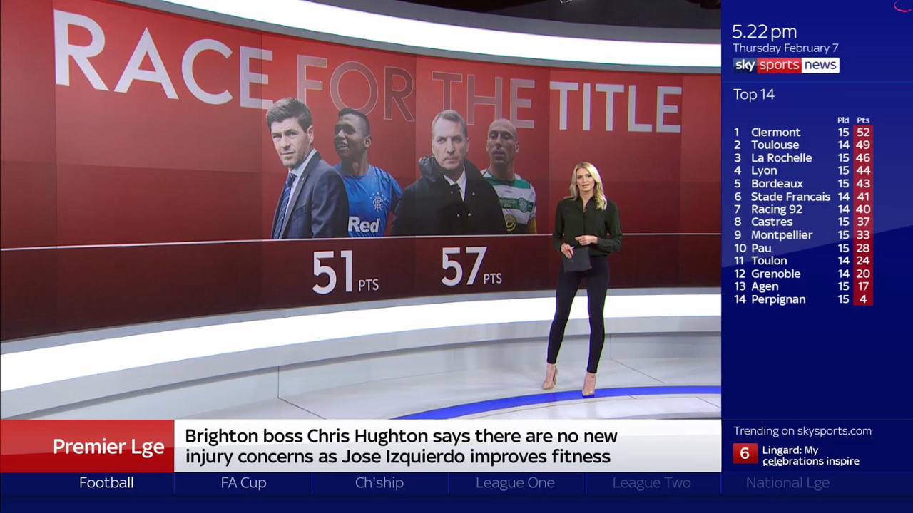 07 February - 17.00.00 - Sky Sports News At 5. A comprehensive r
