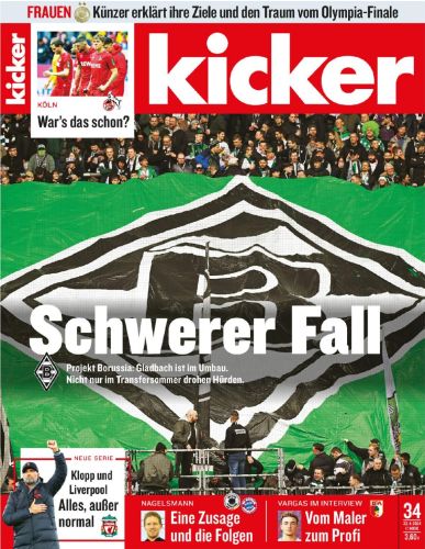 Cover: Kicker Sportmagazin No 34 vom 22  April 2024