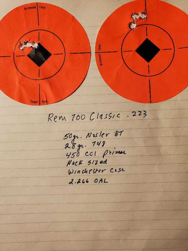 surprising accuracy Rem 700 Classic 223