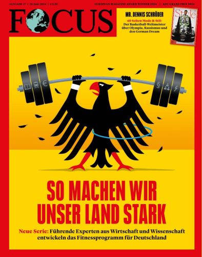 Cover: Focus Nachrichtenmagazin No 27 vom 28  Juni 2024